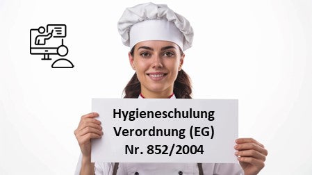 Hygieneschulung Verordnung (EG) Nr. 852/2004 | Hygiene Lernvideo mit Zertifikat (4 Sprachen)